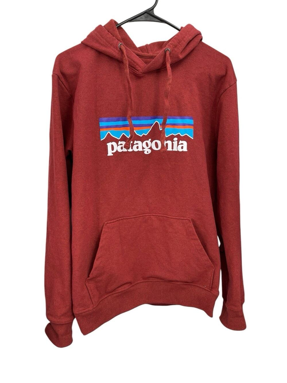 Patagonia P-6 Logo Uprisal Hoody Burl Red Size Medium